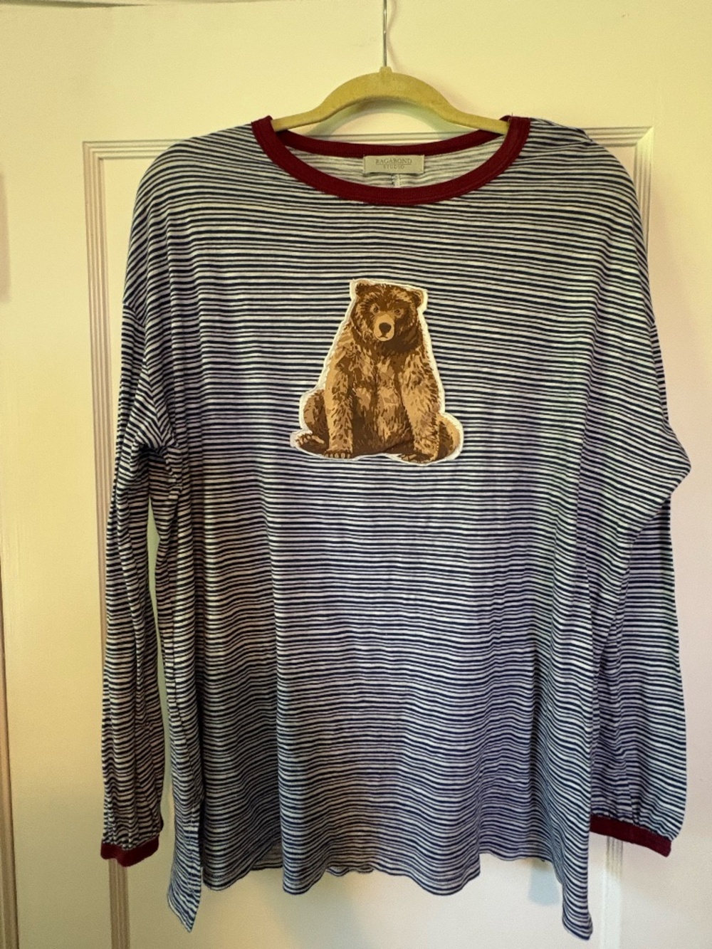 Free People Ragabond Like New Long Sleeve Strip size M